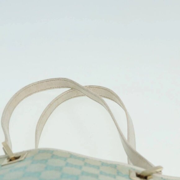 GUCCI GG Canvas Shoulder Bag Blue White - Picture 9 of 16